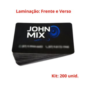 Cartões de Visita Tam: 9x5 PREMIUM 200 Unidades