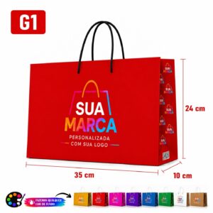 Sacolas G1 Foto Foscas ou Brilhosas