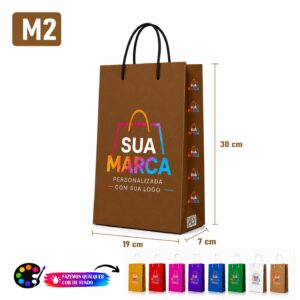 Sacolas M2 Foto Foscas ou Brilhosas